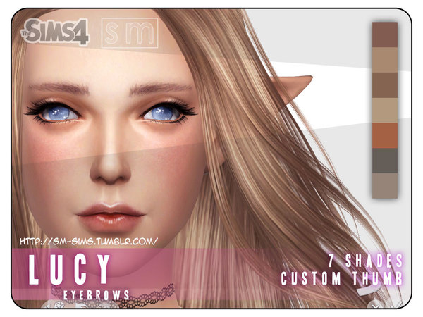  The Sims Resource: Lucy Eyebrows