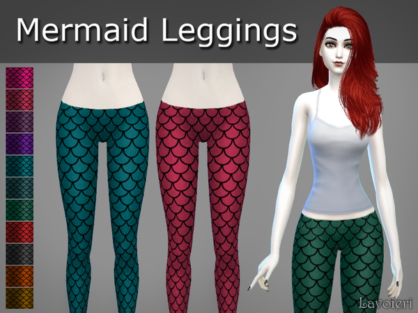  The Sims Resource: Mermaid Leggings by Lavoieri