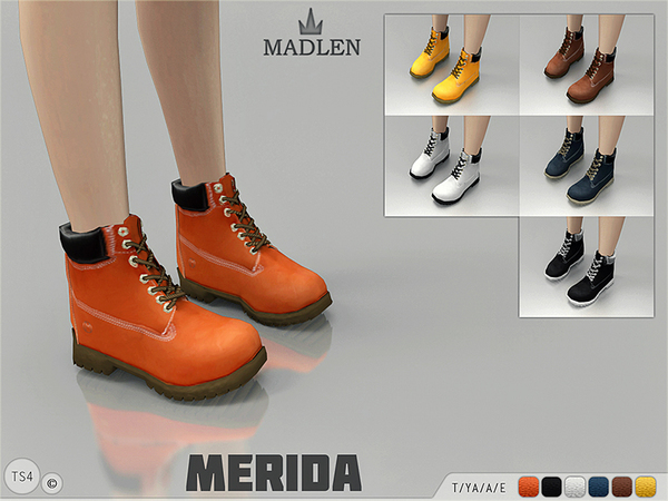 The Sims Resource: Madlen Merida Boots by MJ95