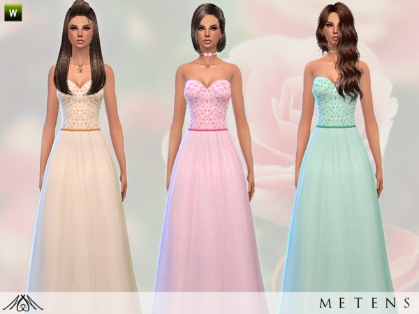  The Sims Resource: Desire dress by Metens