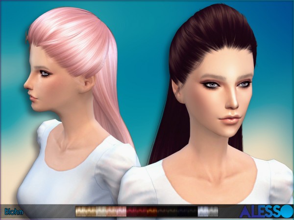  The Sims Resource: Blohm Hair by Alesso