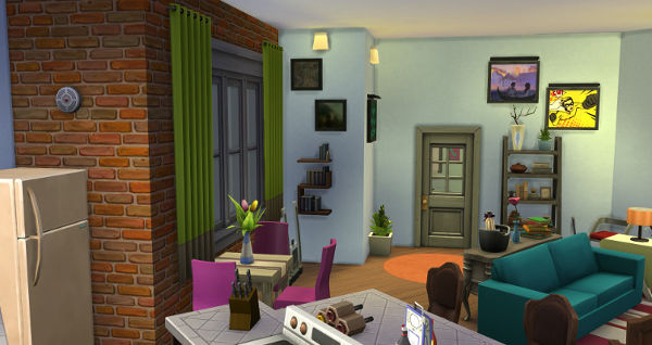  Blackys Sims 4 Zoo: Penny Apartment by Melanie