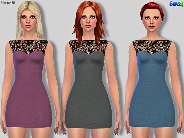  The Sims Resource: Sandro Pearl & Lace by Margeh75