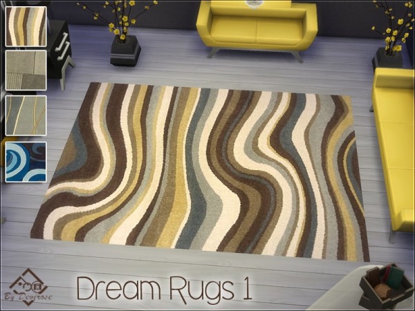  The Sims Resource: Dream Rugs Set by Devirose