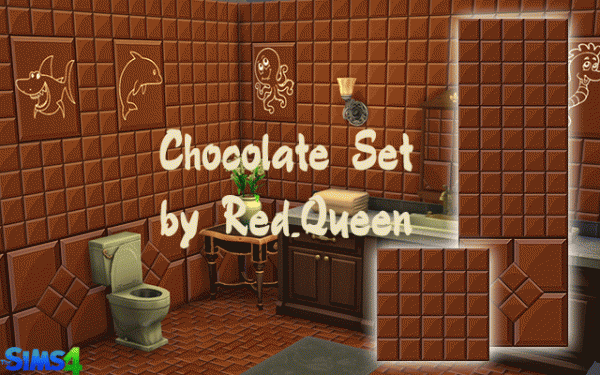 Ihelen Sims: Chocolate Set by Red Queen
