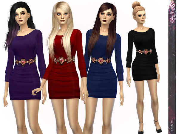 The Sims Resource Queens Grace Dress By Simsimay • Sims 4 Downloads
