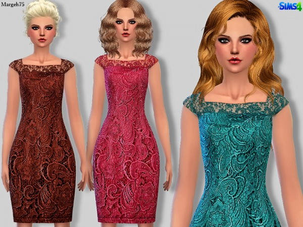 Sims 3 Addictions: Adriana Caplace Dress by Margies Sims