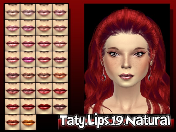  The Sims Resource: Lips 19 by Taty