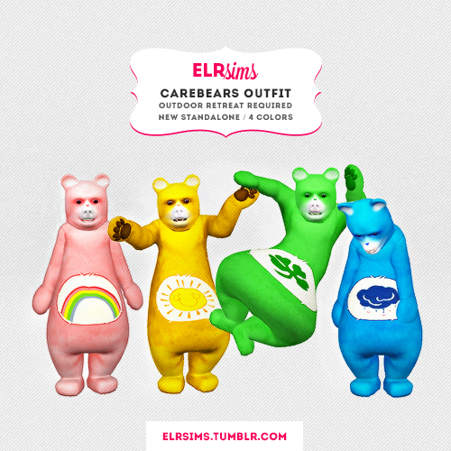  ELR Sims: Carebears child outfit