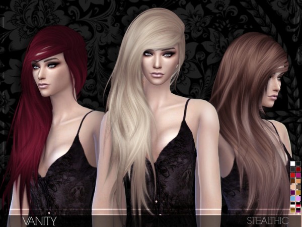  The Sims Resource: Vanity hairstyle by Stealthic