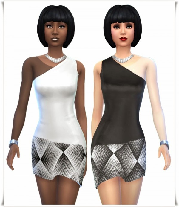  Annett`s Sims 4 Welt: Party dresses Black & White