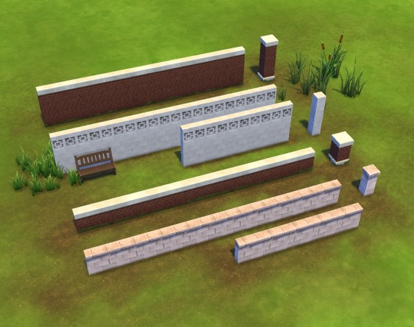  Mod The Sims: Liberated Fences 4 by plasticbox