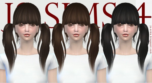  JS Sims 4: Raonjena 07 Hair Retexture
