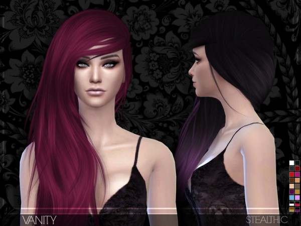 The Sims Resource: Vanity hairstyle by Stealthic