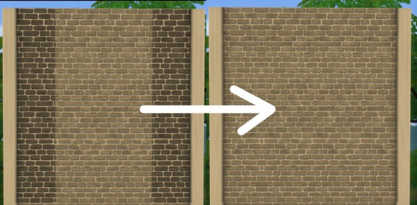  Mod The Sims: Corner Fix for IndustryMatters Wall by FakeHouses|RealAwesome