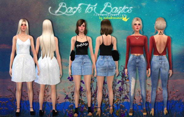  In a bad romance: Dresses, Cropped tank & sweater, mini highwaisted jeans skirt