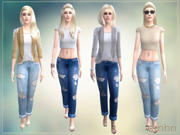  The Sims Resource: Easy Casual Trend Set by erhn