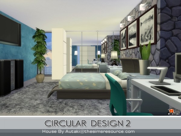  The Sims Resource: Circular Modern Design 2 by Autaki