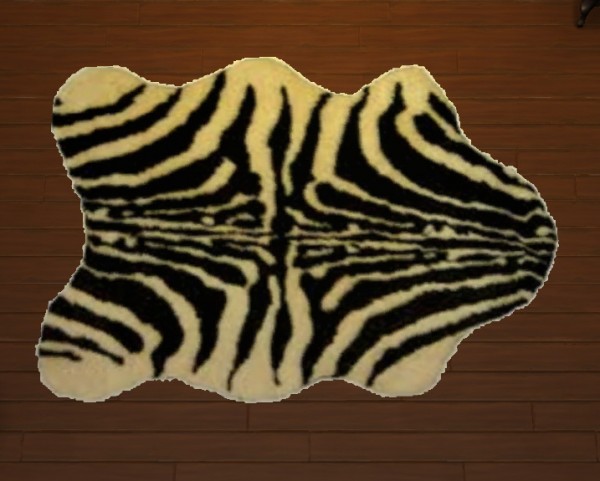  Amberlyn Designs Sims: 12 different designs of animal or fur rugs