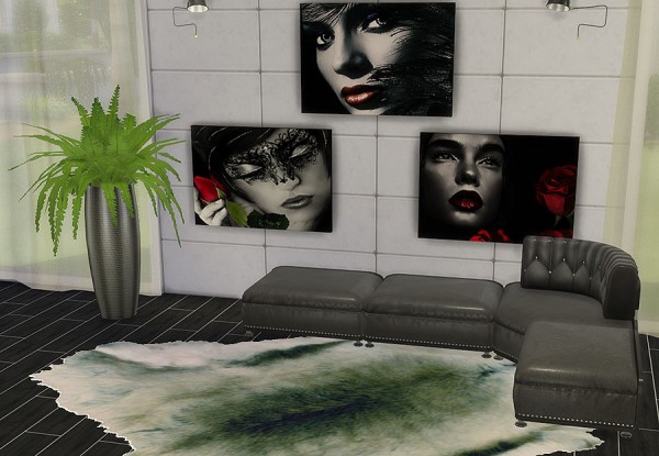  Sims Creativ: Painting Passion in red by HelleN
