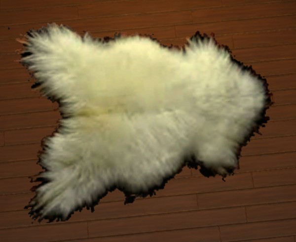  Amberlyn Designs Sims: 12 different designs of animal or fur rugs