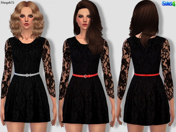  Sims 3 Addictions: Kaliko Lace Dress Posted by Margies Sims