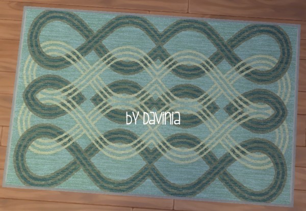  Mod The Sims: Set of Six Area Rugs by Davinia
