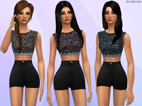  The Sims Resource: Fashion Outfit by PureSim