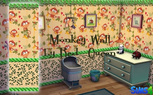  Ihelen Sims: Monkey Wall by Red Queen