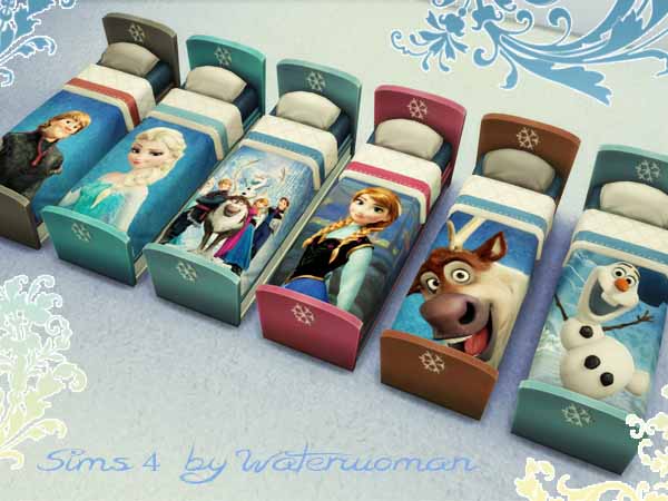 Akisima Sims Blog: Frozen Kids Bed