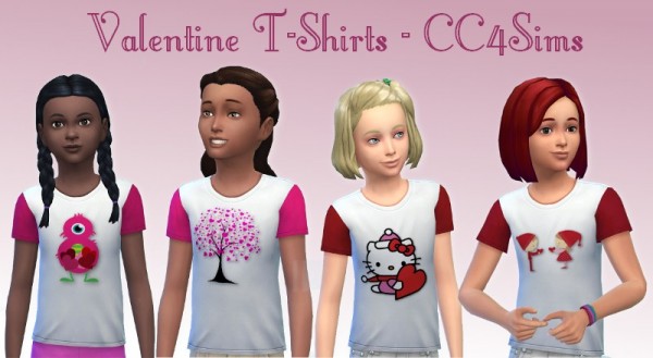  CC4Sims: Valentine t shirt