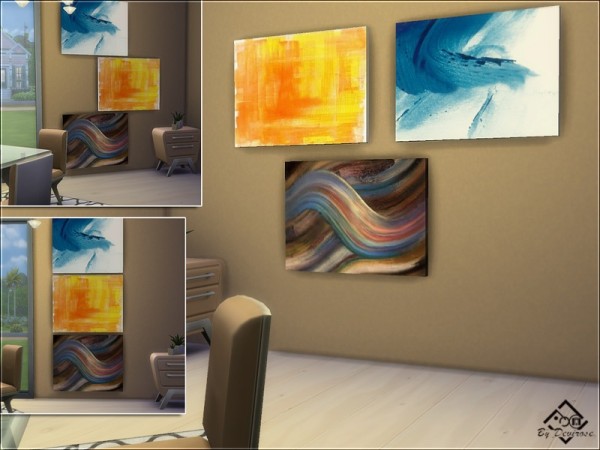  The Sims Resource: Modern Paintings by Devirose