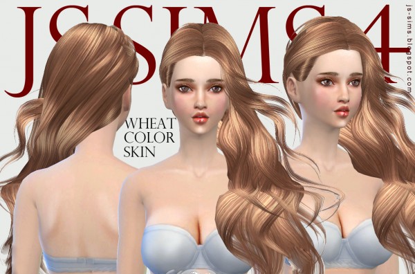  JS Sims 4: Wheat Color Skin
