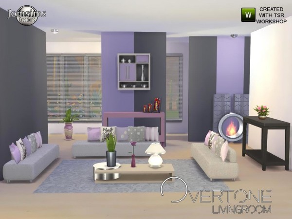  The Sims Resource: Overtone living Room by JomSims