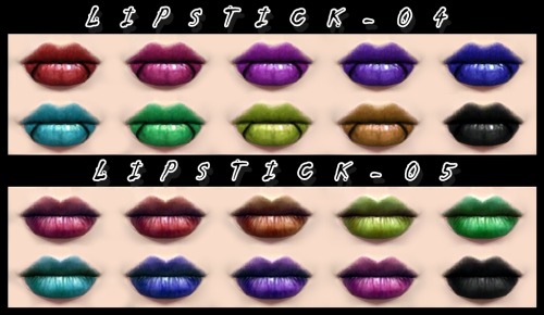 Decay Clown Sims: Lipstick 04 • Sims 4 Downloads
