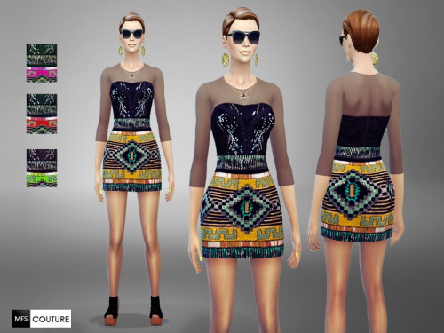  MissFortune Sims: Lust Dress