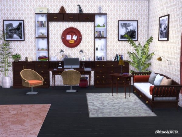  The Sims Resource: Potterybarn Homeoffice by ShinoKCR