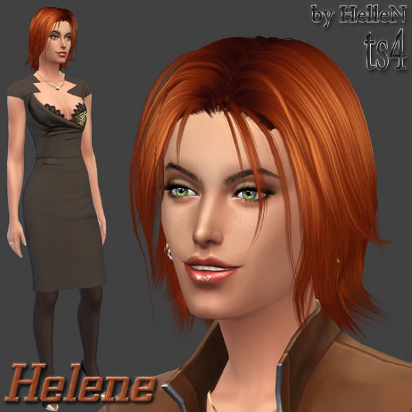  Sims Creativ: Helene female sims model by HelleN