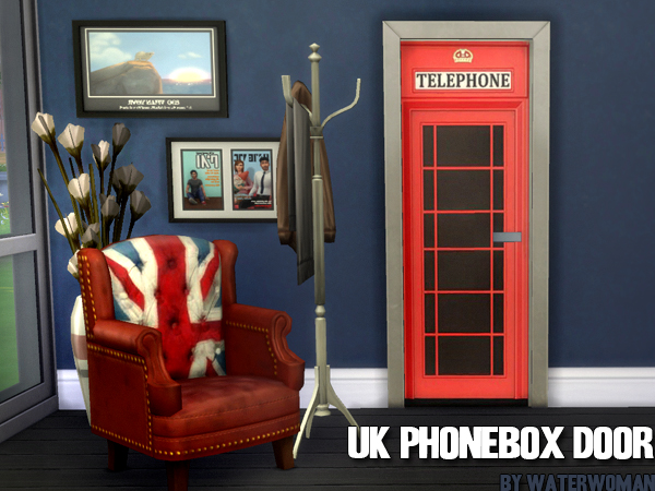  Akisima Sims Blog: UK Phonebox Tür