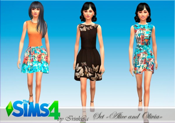 Irinka: Set Alice and Olivia  dresses