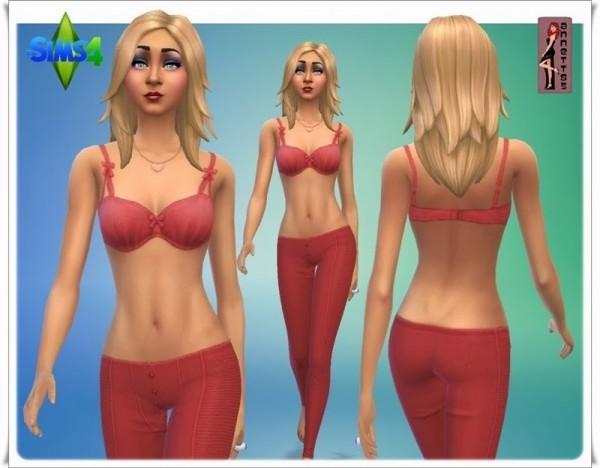  Annett`s Sims 4 Welt: Leggings & Bra Uni & Check