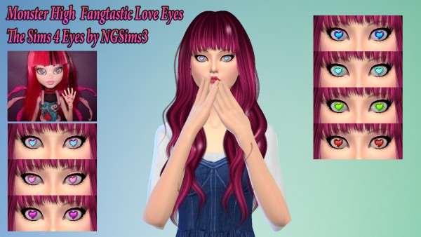  NG Sims 3: Monster High Fangtastic Love Eyes