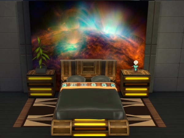  The Sims Resource: Galaxy Walls by Leander Belgraves