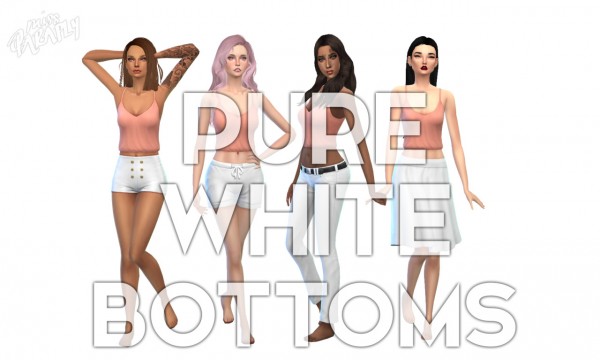  Miss Paraply: Pure white bottoms