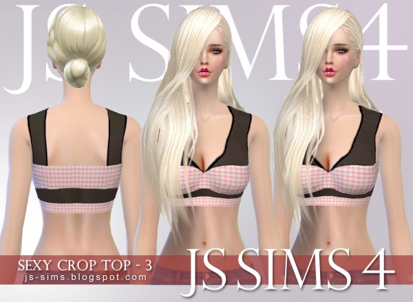  JS Sims 4: Sexy Crop Top Set