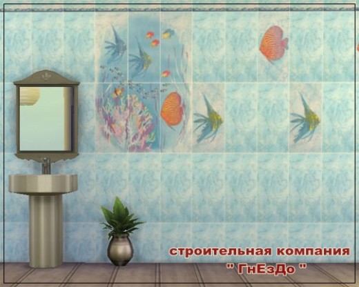  Sims 3 by Mulena: Ceramic tile Breeze