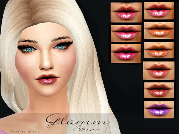  The Sims Resource: Glamm Shine Gloss by Baarbiie GiirL