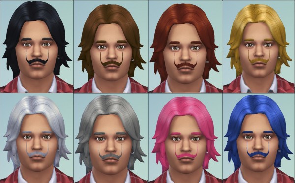  Mod The Sims: Salvador Dali Mustache by necrodog