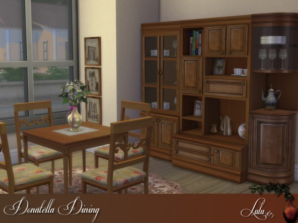  The Sims Resource: Donatella Dining  by Lulu265