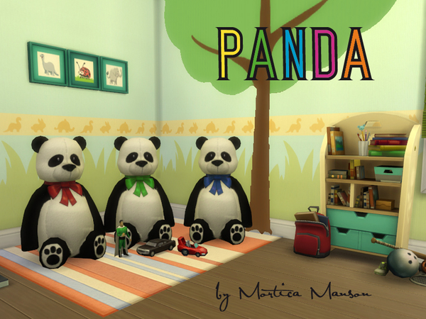  The Sims Resource: Panda Toy For Kids by Mortica Manson